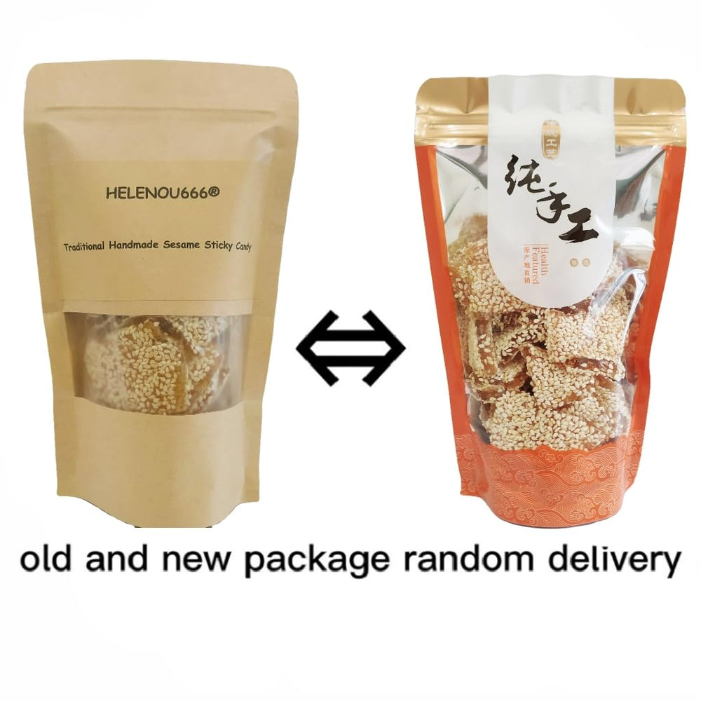 zhai-ji-di HelenOu666 tea-time snack with chewy sesame texture