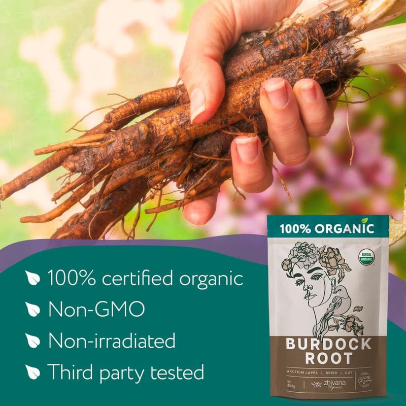 Zhivana Organics burdock root harvested in pristine Ukrainian fields