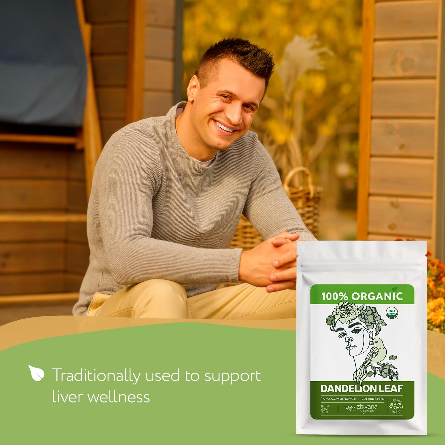 Idea for blending Zhivana Organics dandelion leaf tea with other herbs