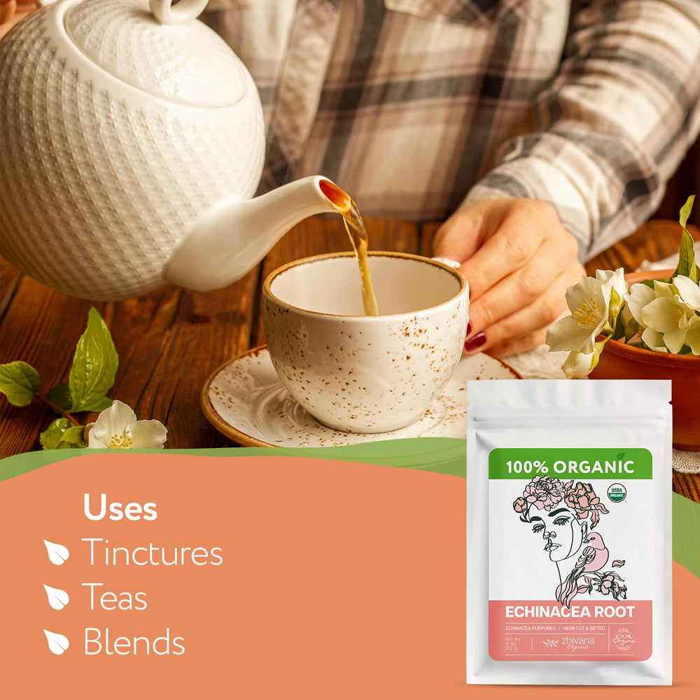 Zhivana Organics label denotes organic ingredients and ethical sourcing.