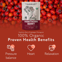 Zhivana Organics hawthorn berry 8oz bag for pantry flavor