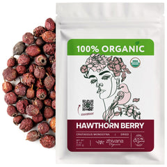 Zhivana Organics hawthorn berry dried berries for aromatic teas