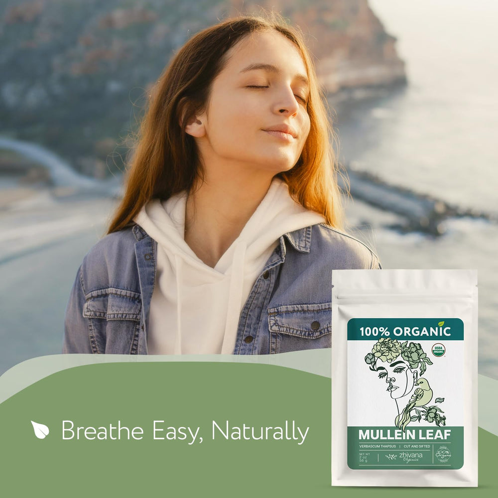 Zhivana Organics mullein tea subtle aroma enhances relaxation without overpowering the palate.