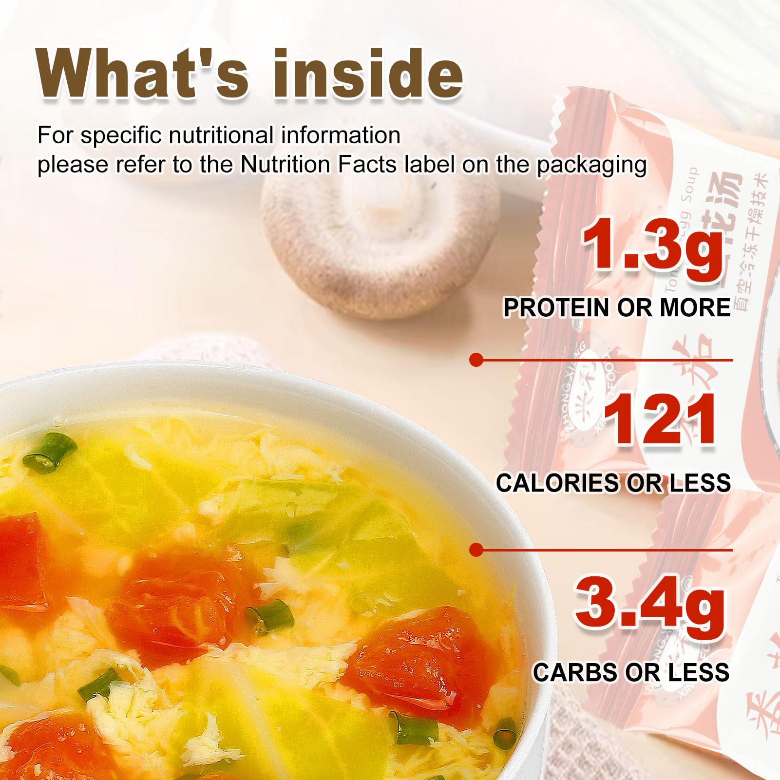 Noodles and vegetables added for heartier taste in Zhong Xiang Xing Li Food soup.