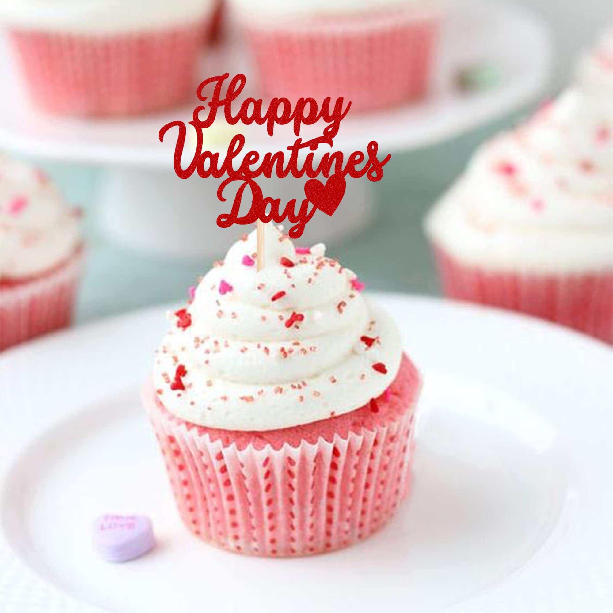 ZHUOWEISM 24 pcs cupcake toppers for versatile dessert decorating.