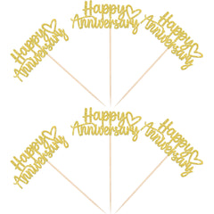 ZHUOWEISM Cupcake toppers with food-grade bamboo sticks ensure safety.