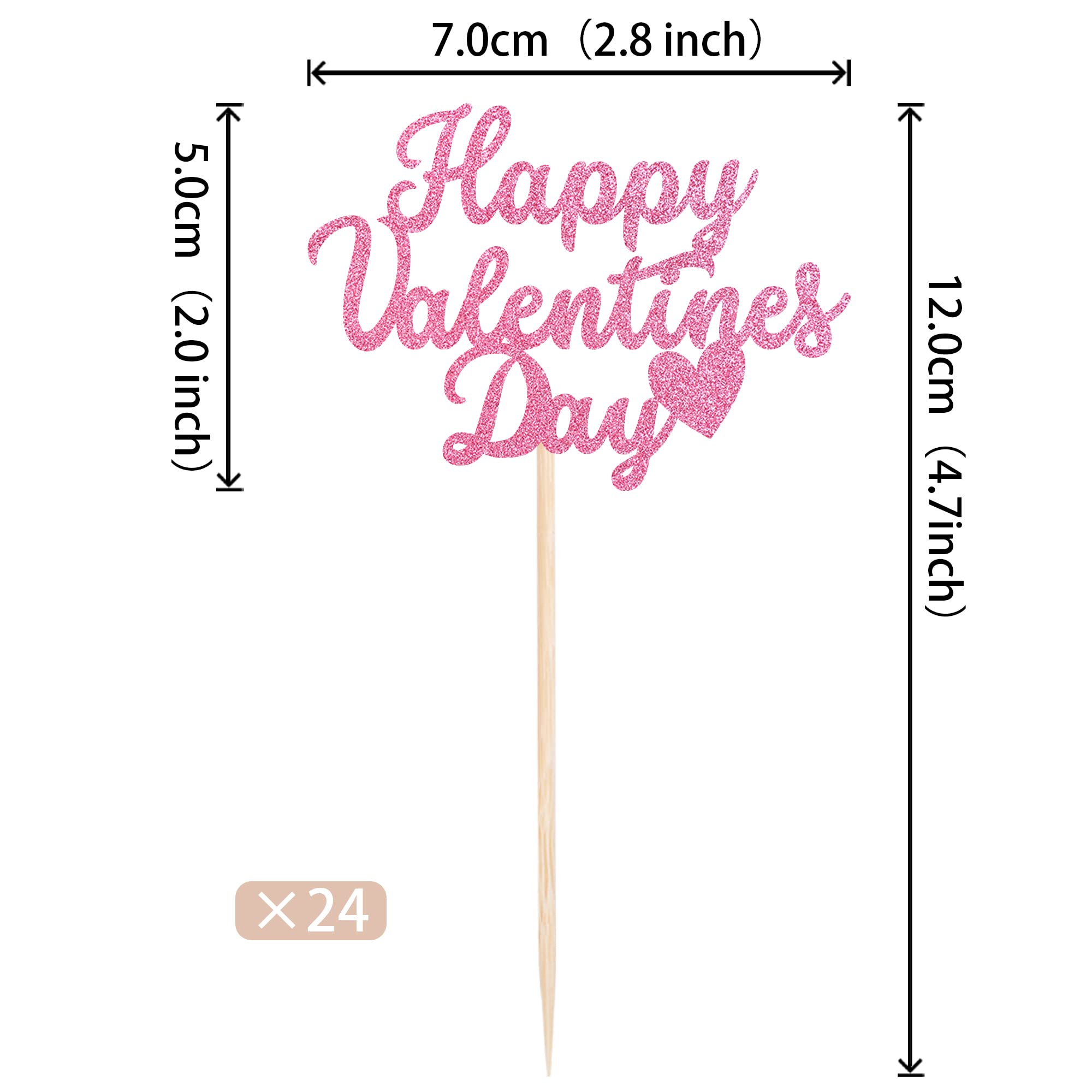 ZHUOWEISM Sweet love topper adds sparkle to celebrations