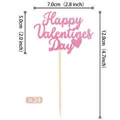 ZHUOWEISM Sweet love topper adds sparkle to celebrations