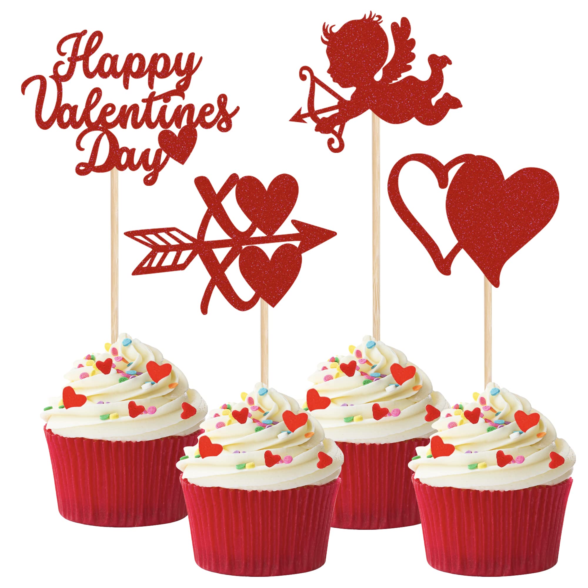 ZHUOWEISM preassembled cupcake toppers ready to use