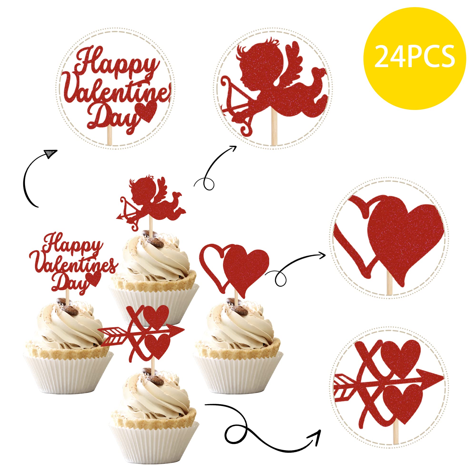 ZHUOWEISM Cupid topper creates romantic accents on treats