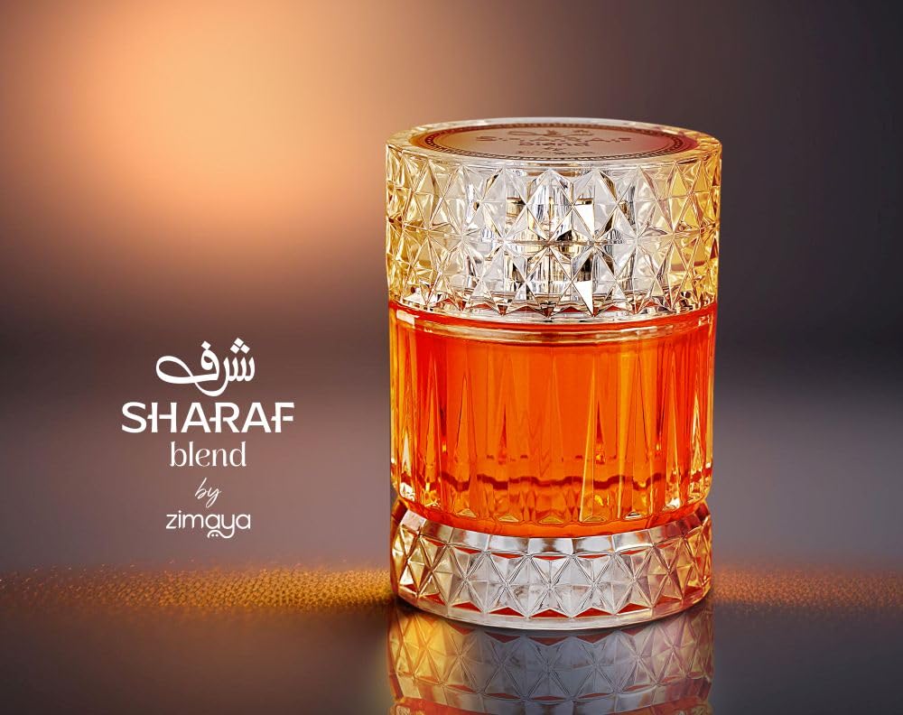 Zimaya Sharaf Blend scent cloud illustrating notes and versatile use