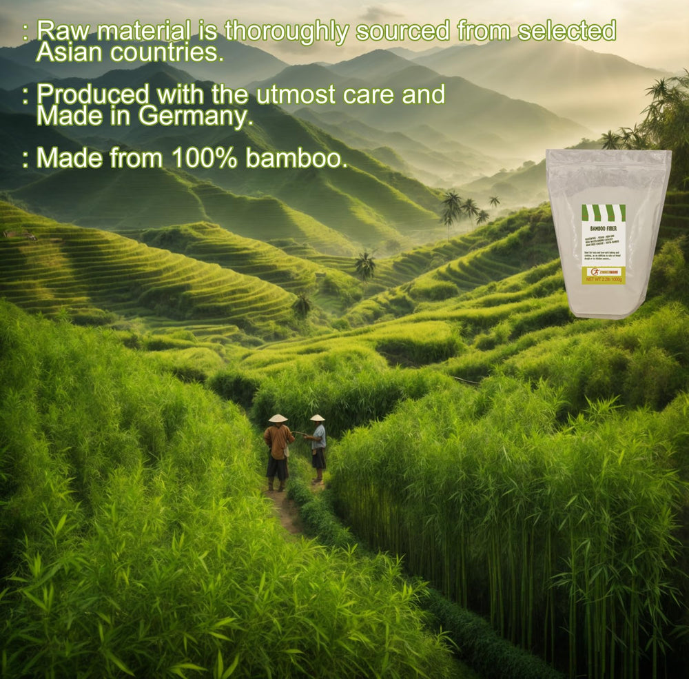 Zimmermann Bamboo Fiber enhances dough workability, preventing sticking for smooth rolling and airy textures.