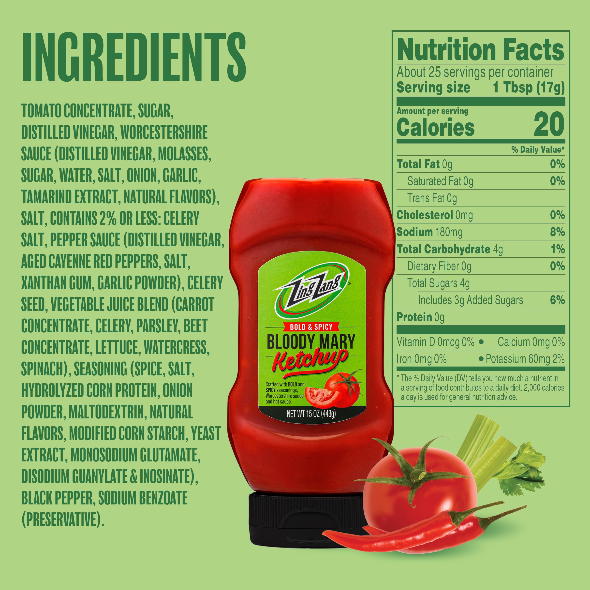 Pouring Zing Zang Bloody Mary ketchup over hot dogs for a zesty kick.