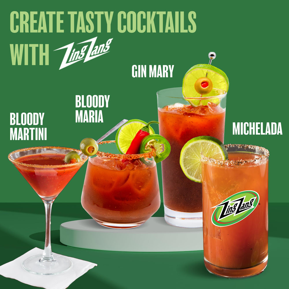 Zing Zang Mocktail ready mix for flavorful non-alcoholic options.