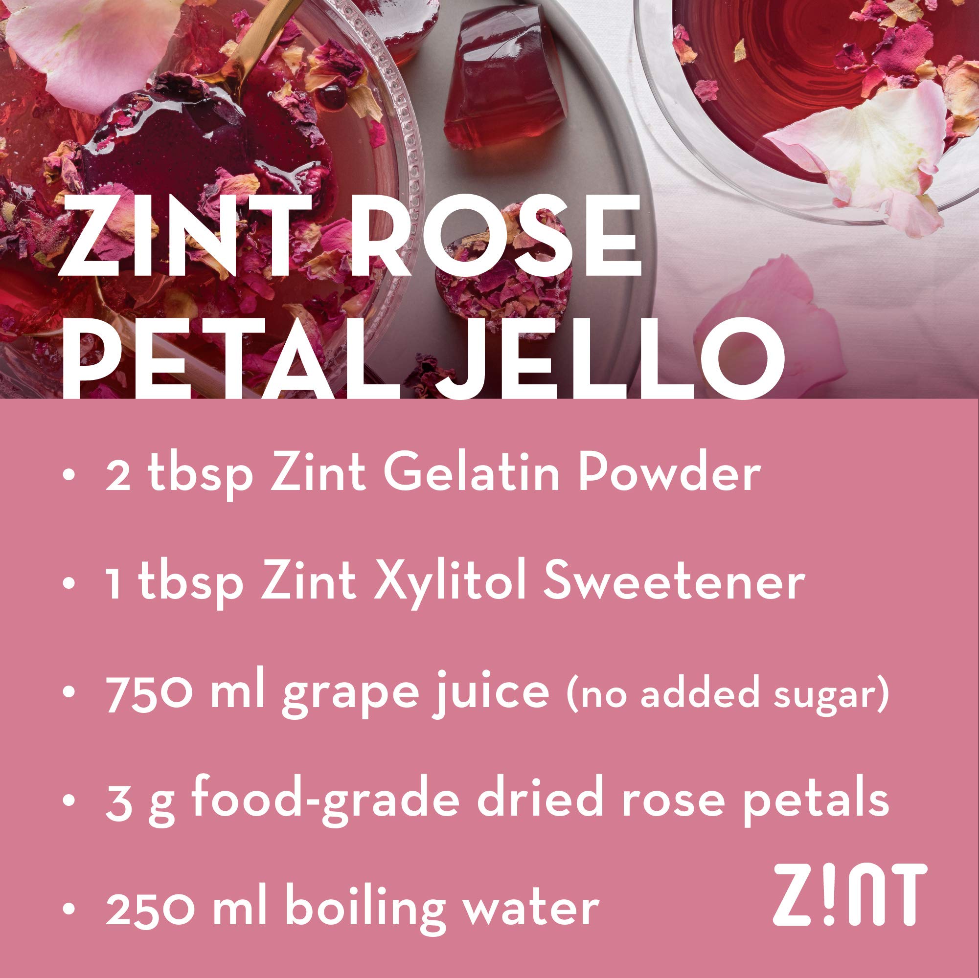 Zint beef gelatin used to make chewy gummies