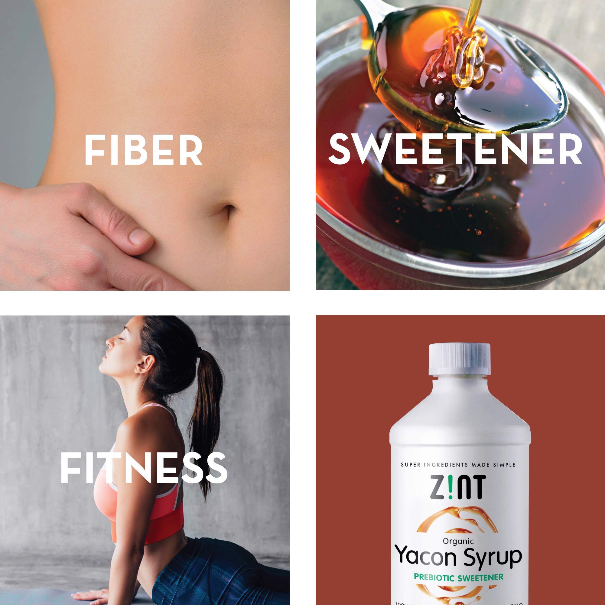 Zint Yacon Syrup drizzled over oatmeal or yogurt for a tasty prebiotic addition.