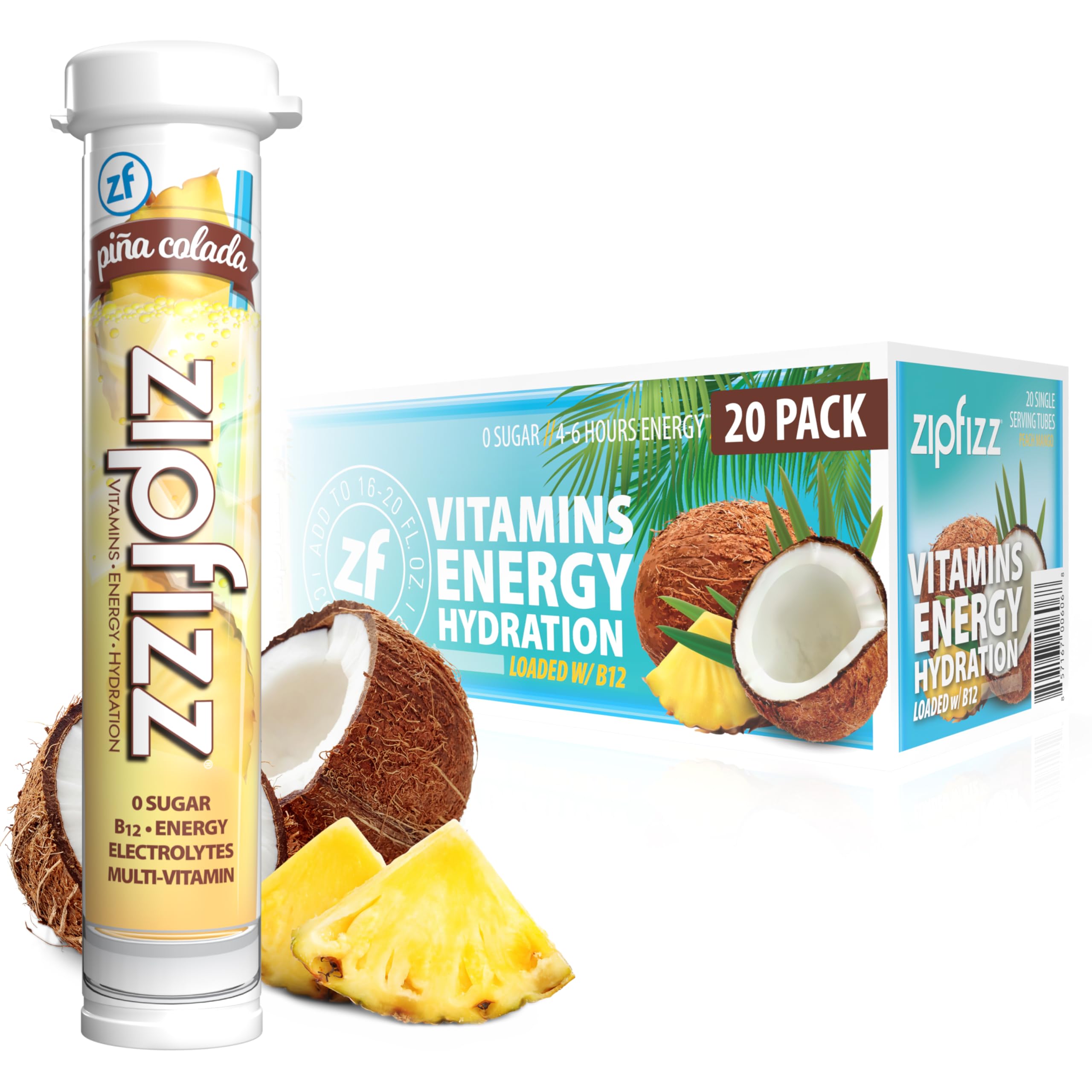Zipfizz daily energy packets ready for on-the-go energy and hydration.