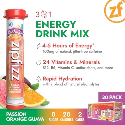 Zipfizz energizing drink during workout for sustained energy.