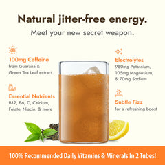 Zipfizz energy powder tube shown, suggesting convenient sustained energy on the go.