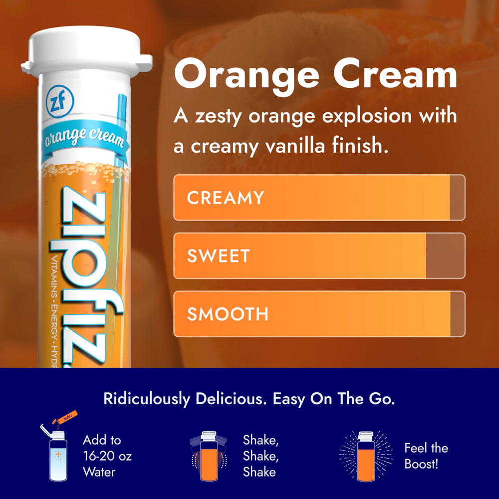 Zipfizz vitamin-rich bottle highlighting B12 and antioxidants for daily nutrition.