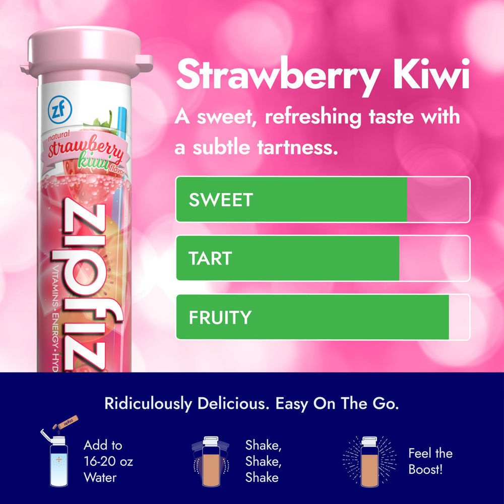 Zipfizz sugar-free energy powder delivers steady energy with zero sugar.