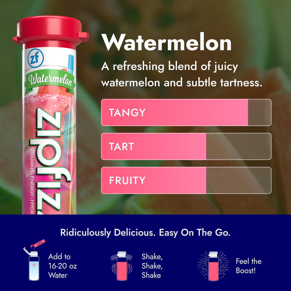 Zipfizz vitamin label closeup highlights essential nutrients for daily wellness.