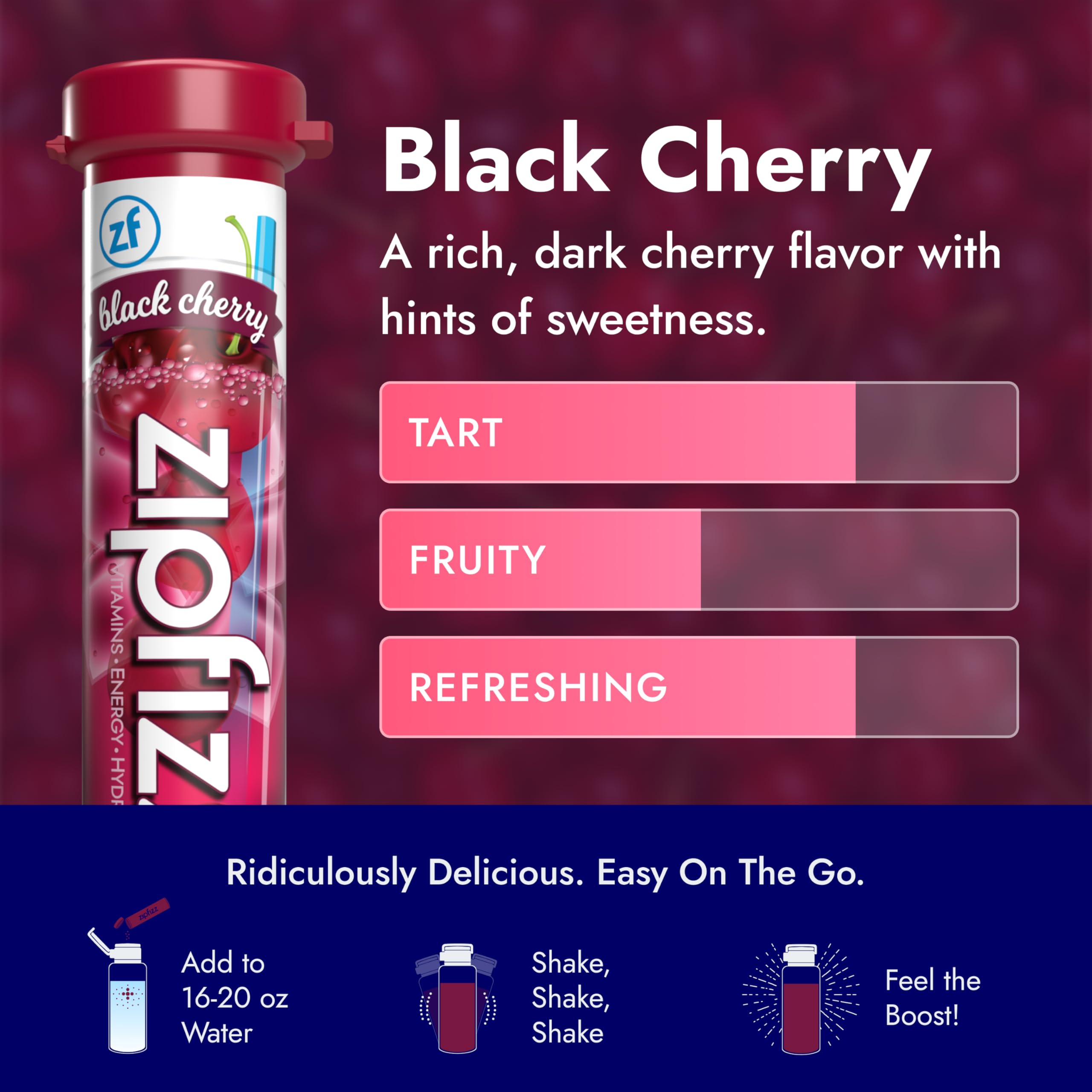 Zipfizz vitamins and electrolytes illustration signaling daily nutrition and hydration