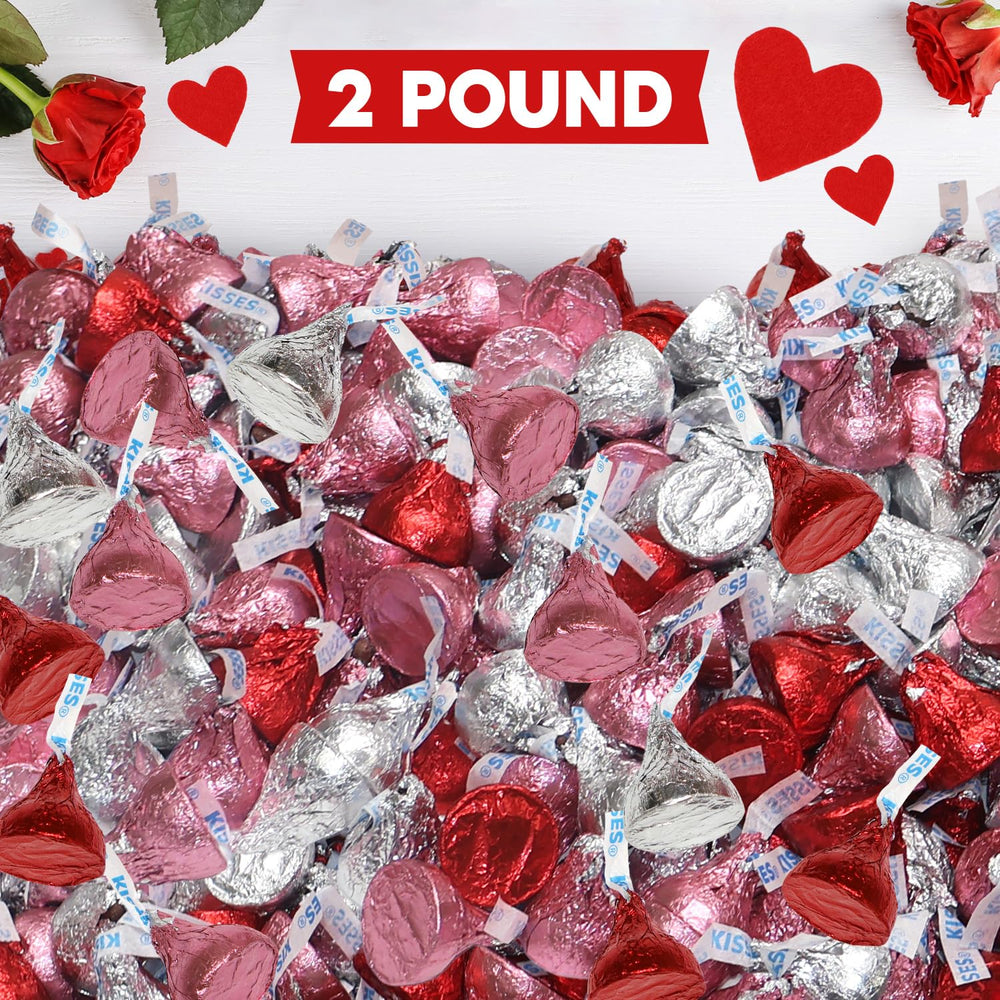 Zisbers Valentine’s Kisses festive wrappers brighten candy bowls and gift bags