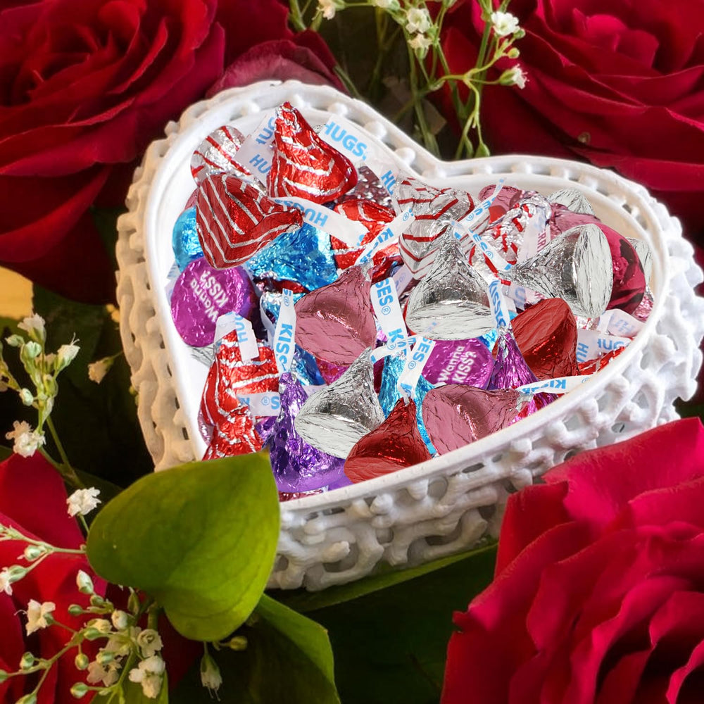 Party table setup with bulk chocolates for celebrations