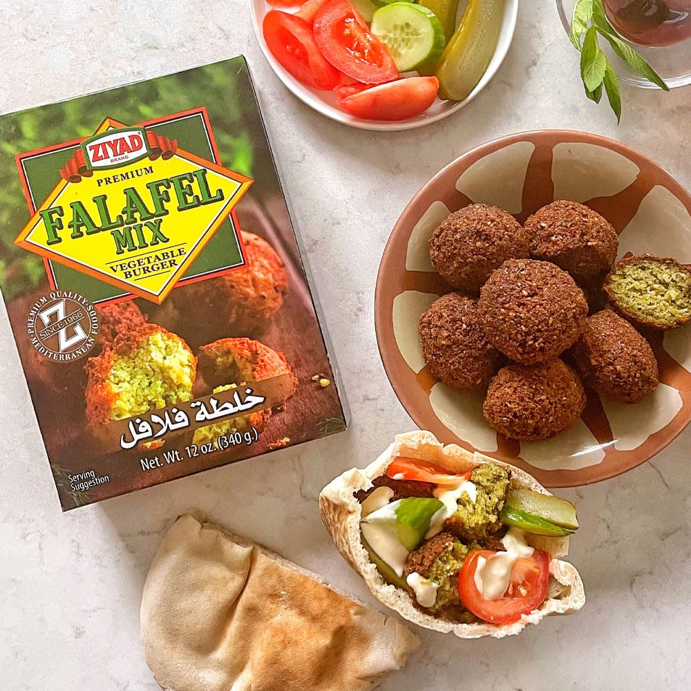 Ziyad Falafel Mix with sesame seeds adds pleasant crunch