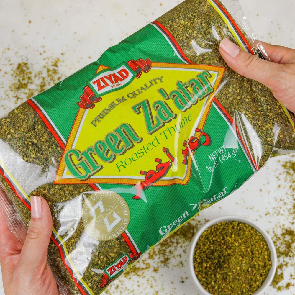 Ziyad Za’atar ready for dipping olive oil and bread.