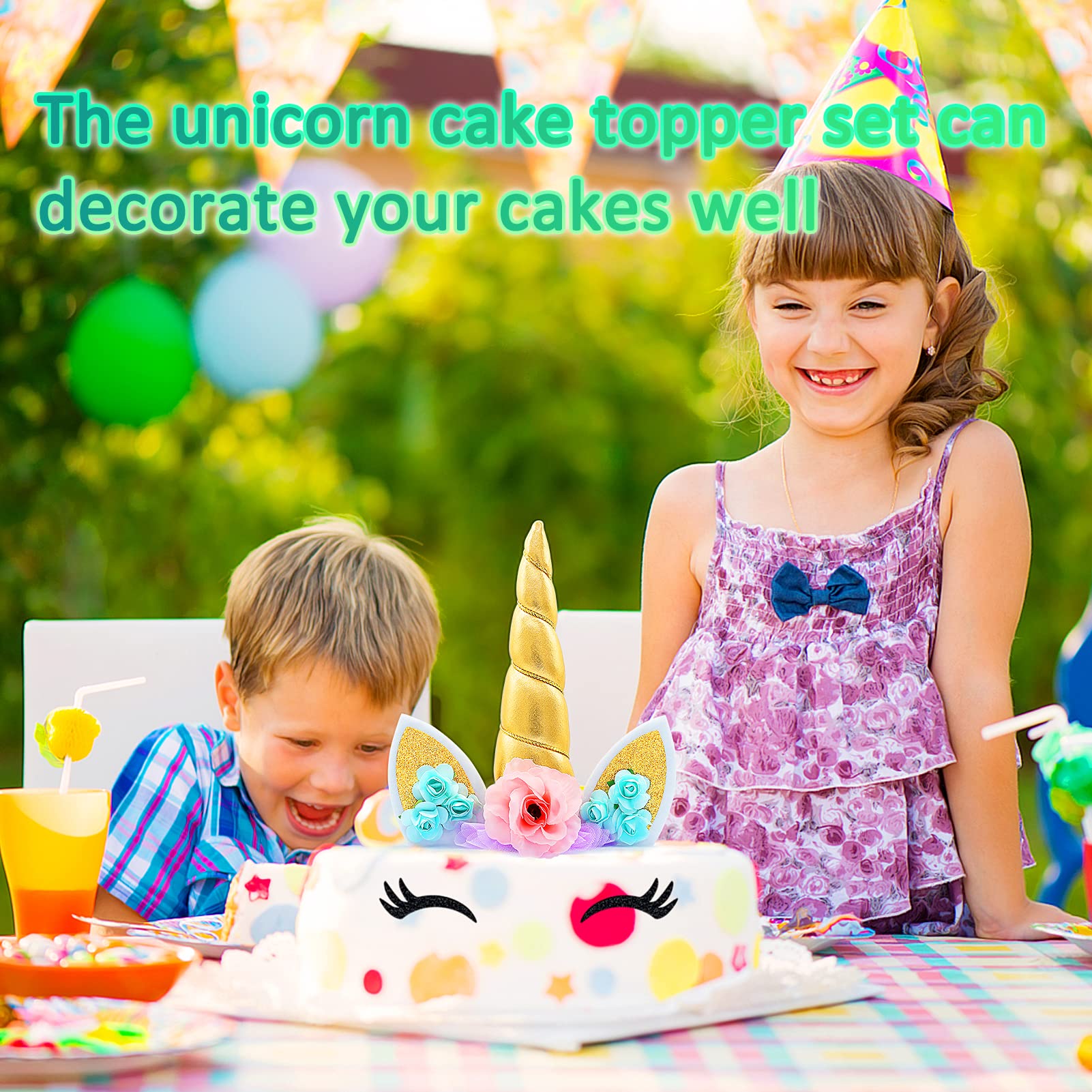 Zkptops unicorn cake topper handmade decorative piece