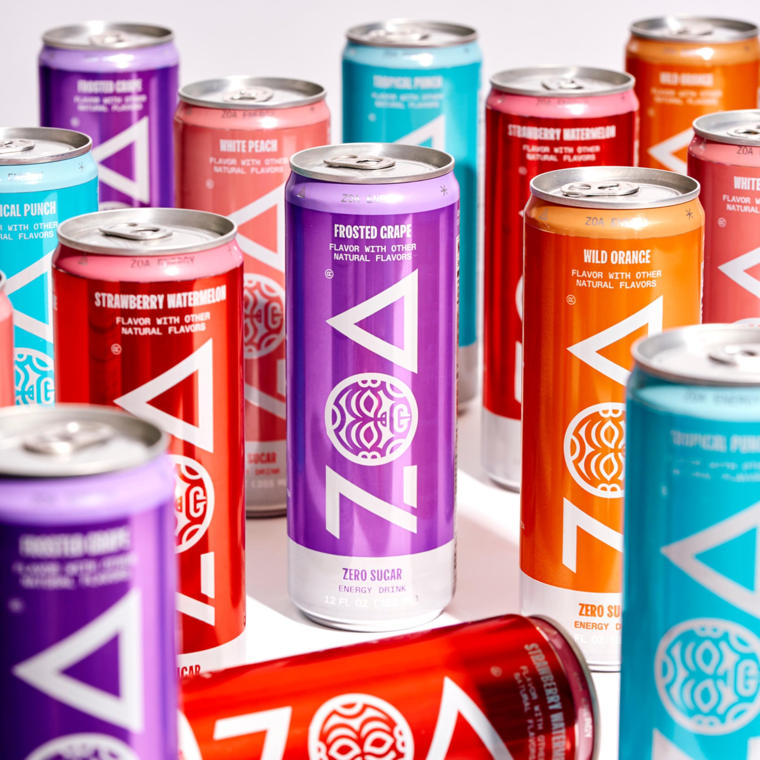 ZOA illustration highlighting six essential B-vitamins for energy.