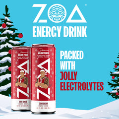 ZOA can highlighting green tea caffeine source for natural energy.