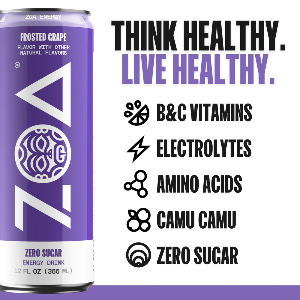 ZOA 12-pack box view for easy, portable hydration.