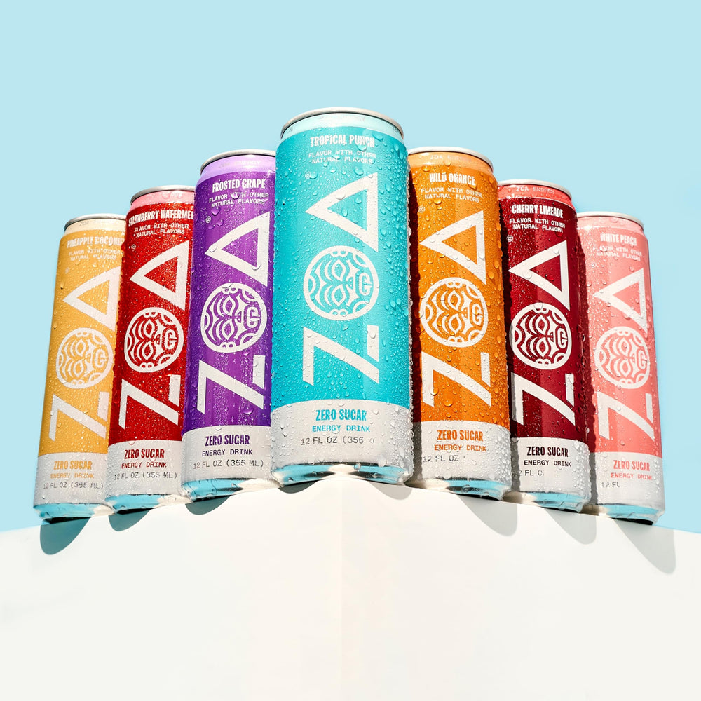 ZOA Tropical Punch packaging update shows refreshed design and flavor appeal