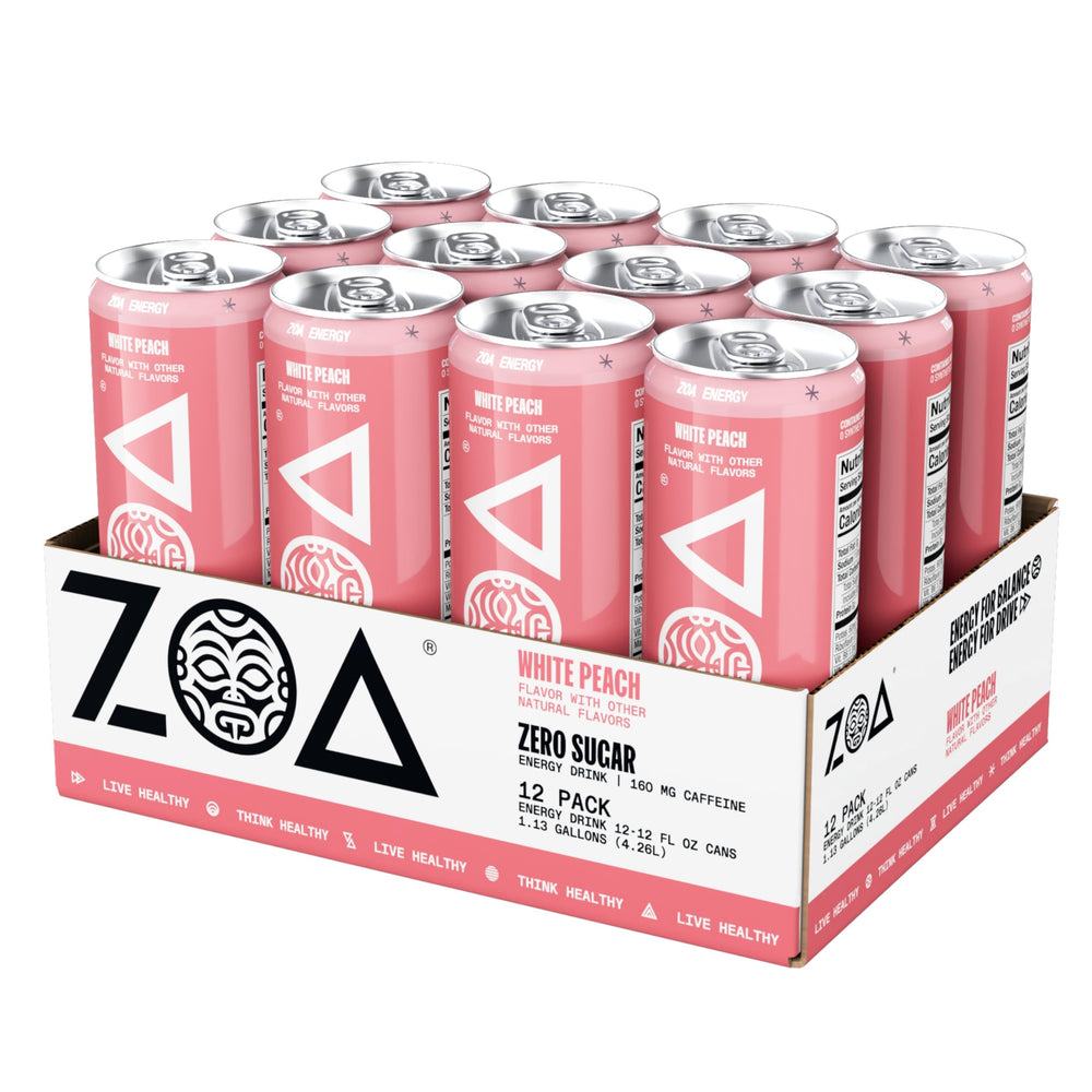 ZOA White Peach consumed by an athlete during hydration and activity