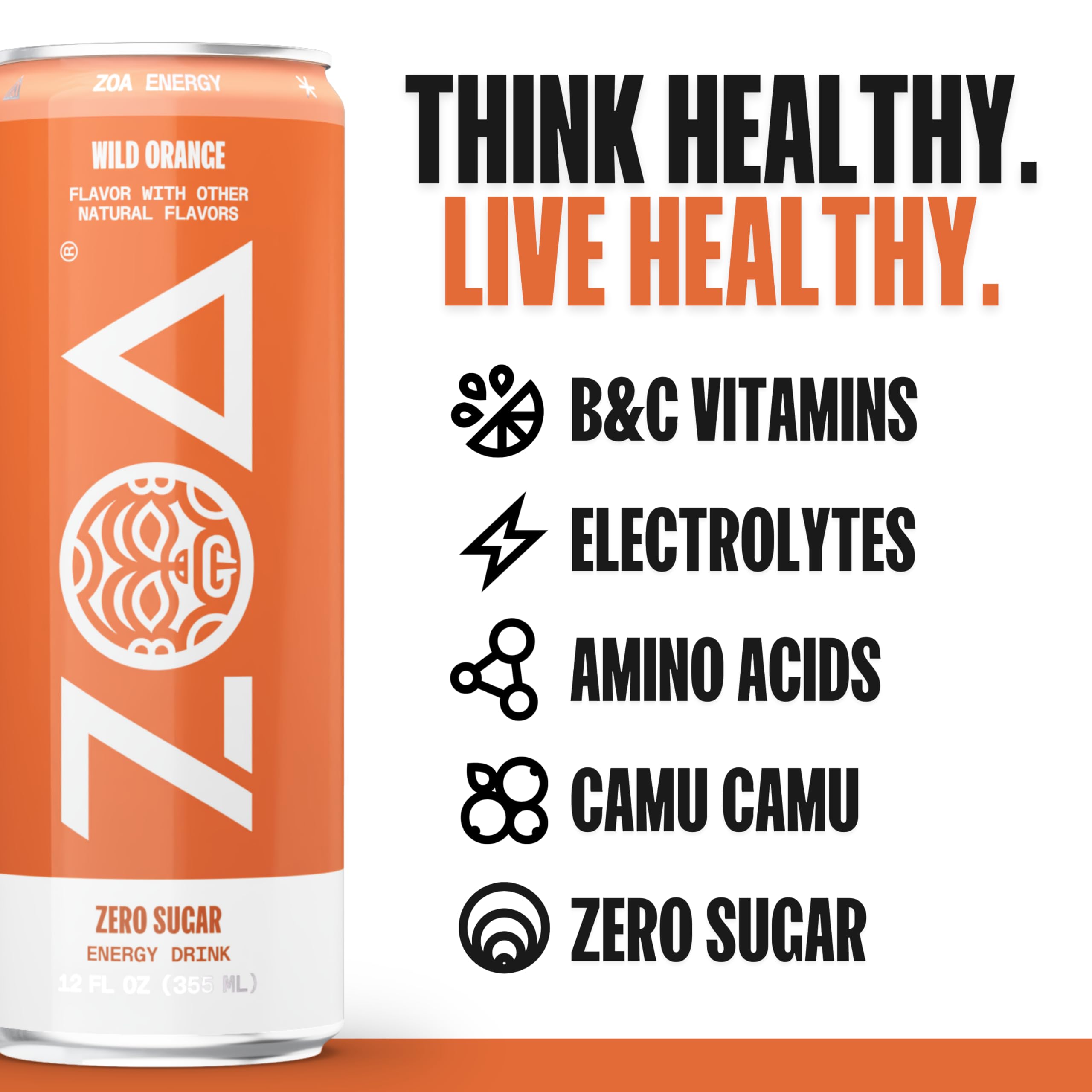 ZOA Wild Orange athletic setting shows on-the-go energy for workouts.