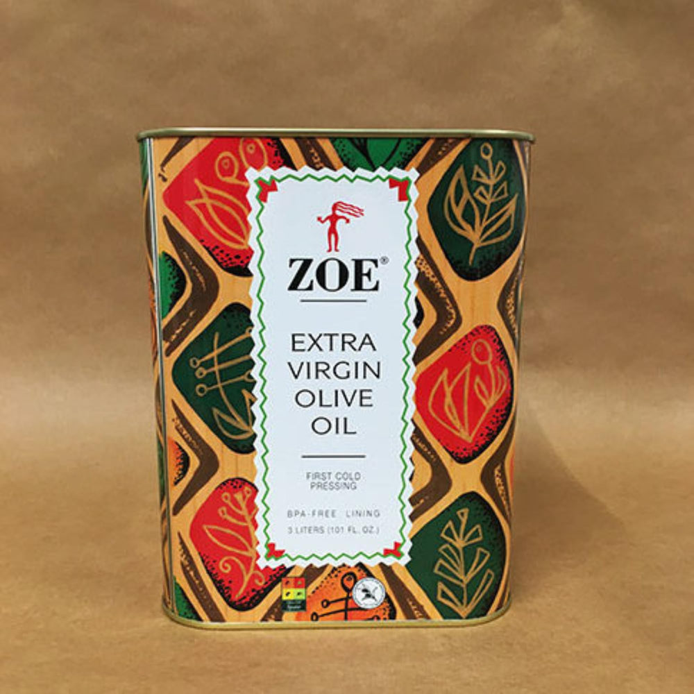 Decorative ZOE tin doubles as a stylish vase after use.
