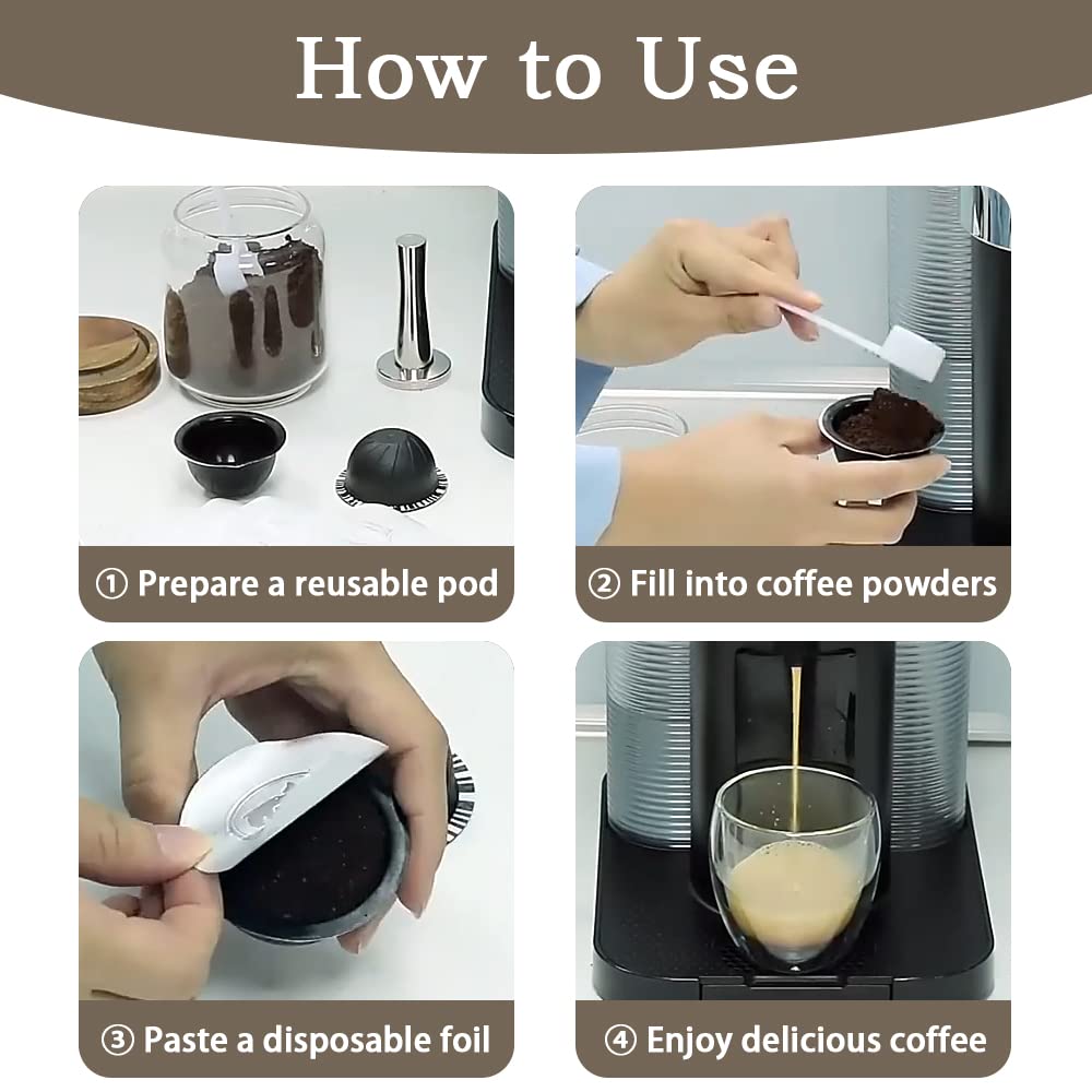 Refill step showing powder filling into a Zokrintz pod for customization