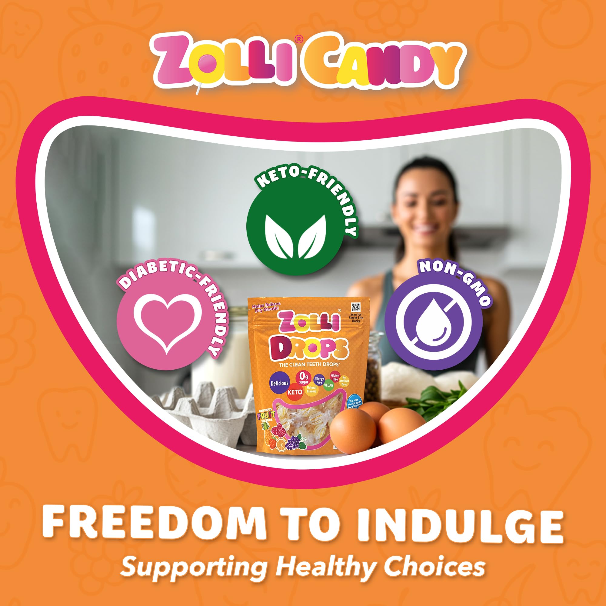Zolli Drops keto-friendly and diabetic-friendly option for sugar-free snacking.