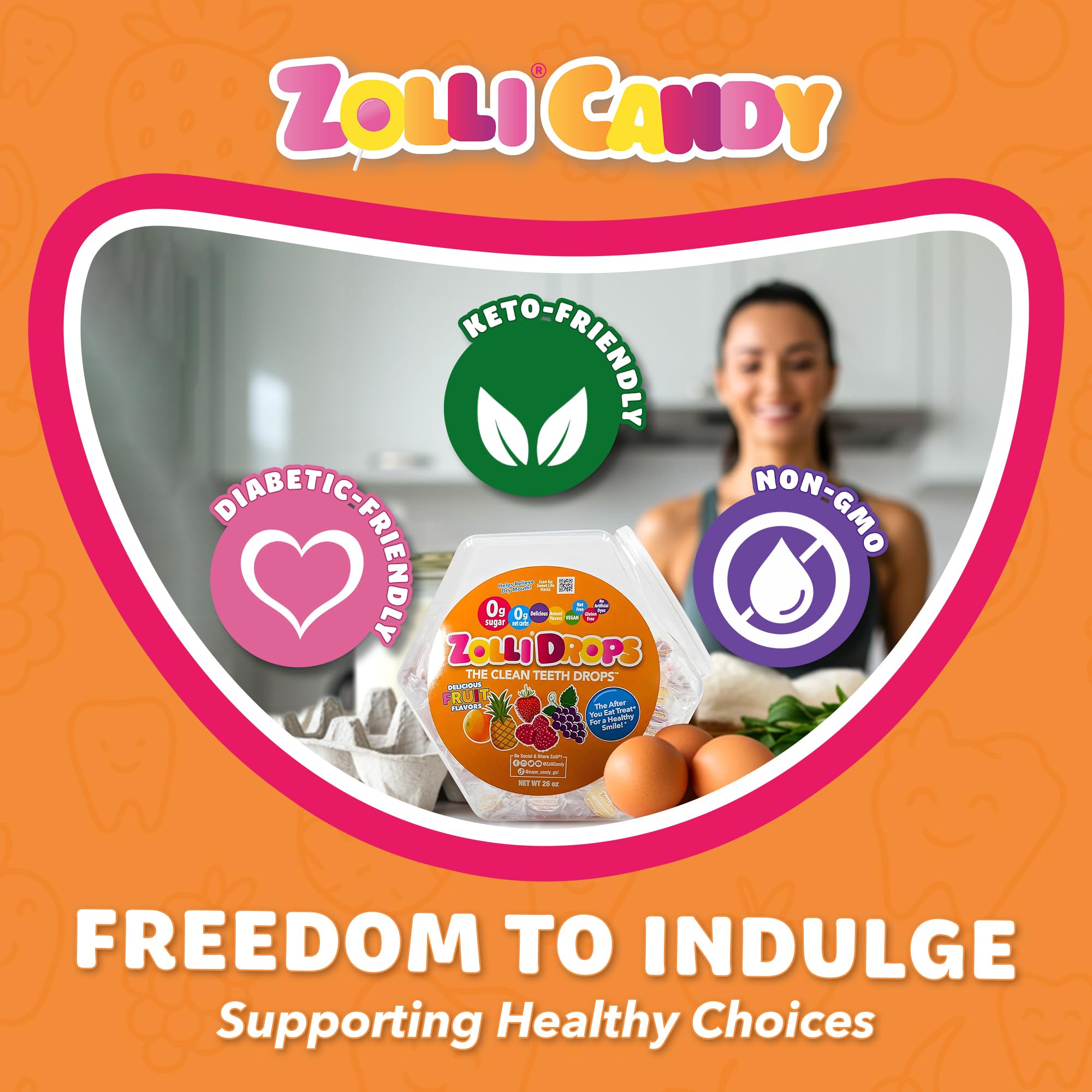 Kids enjoy Zolli Drops during snack time as a healthy treat
