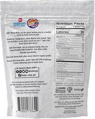Zolli Snow Ballz packaging shown, allergen-free, dentist-approved treats for families