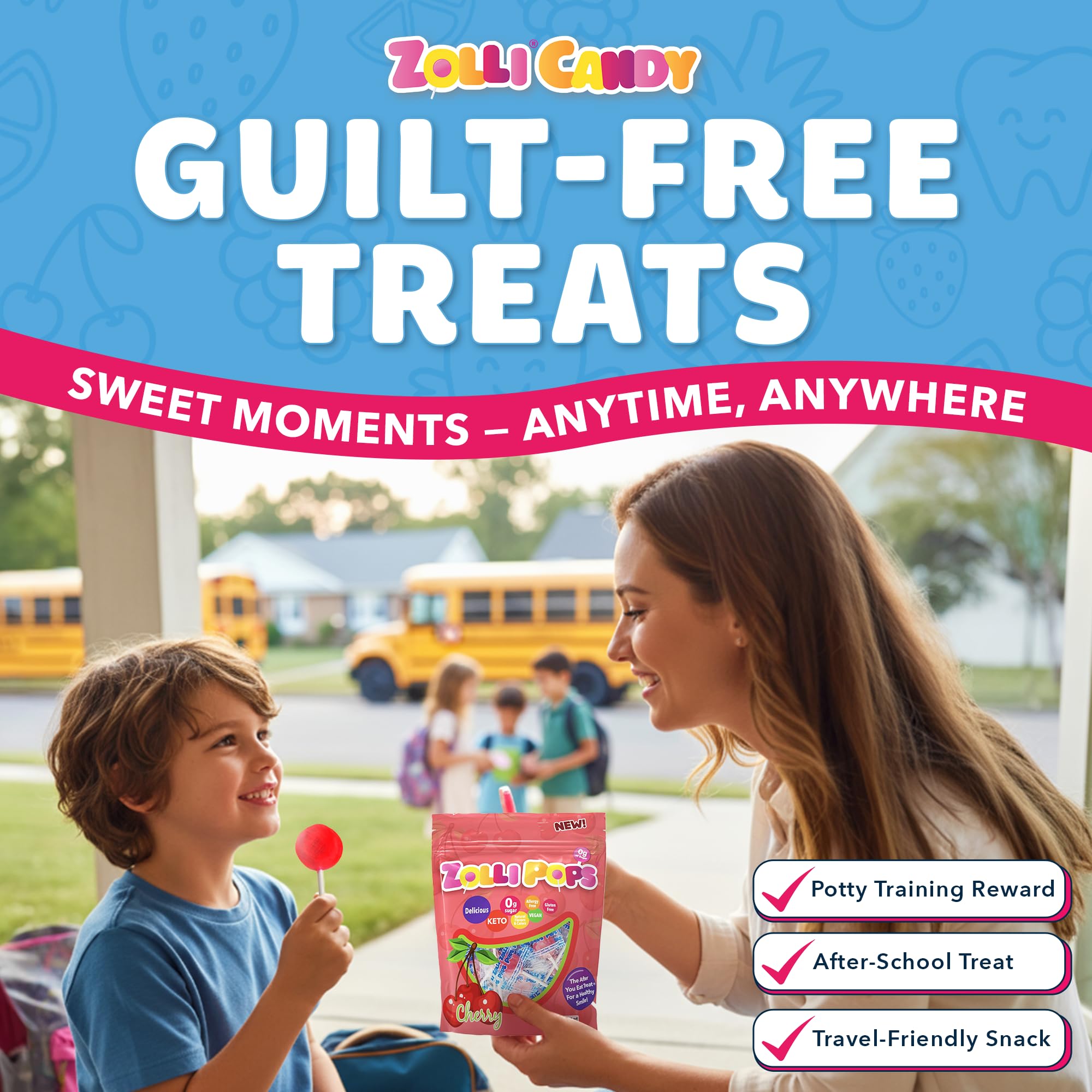 Zollipops post-meal option may balance mouth pH and freshness.