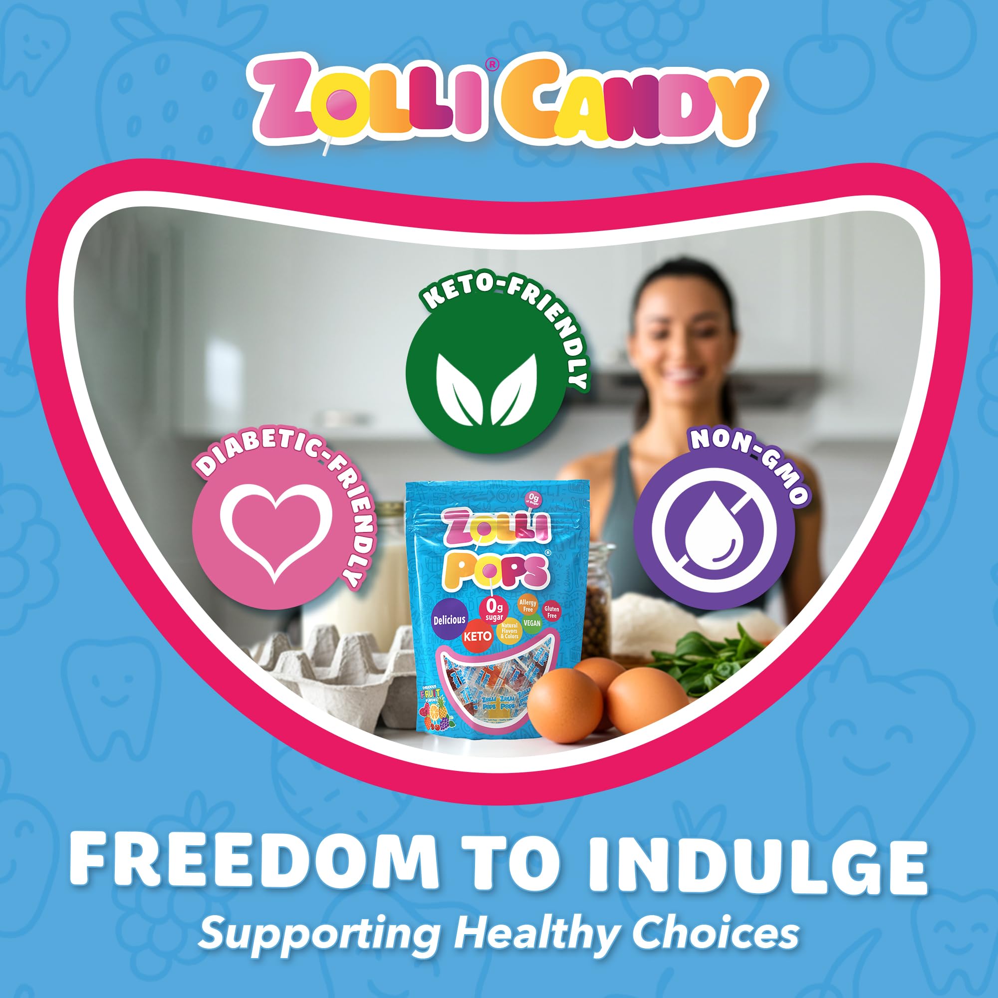 Post-meal Zollipops pop after eating for a fresh mouth balance.