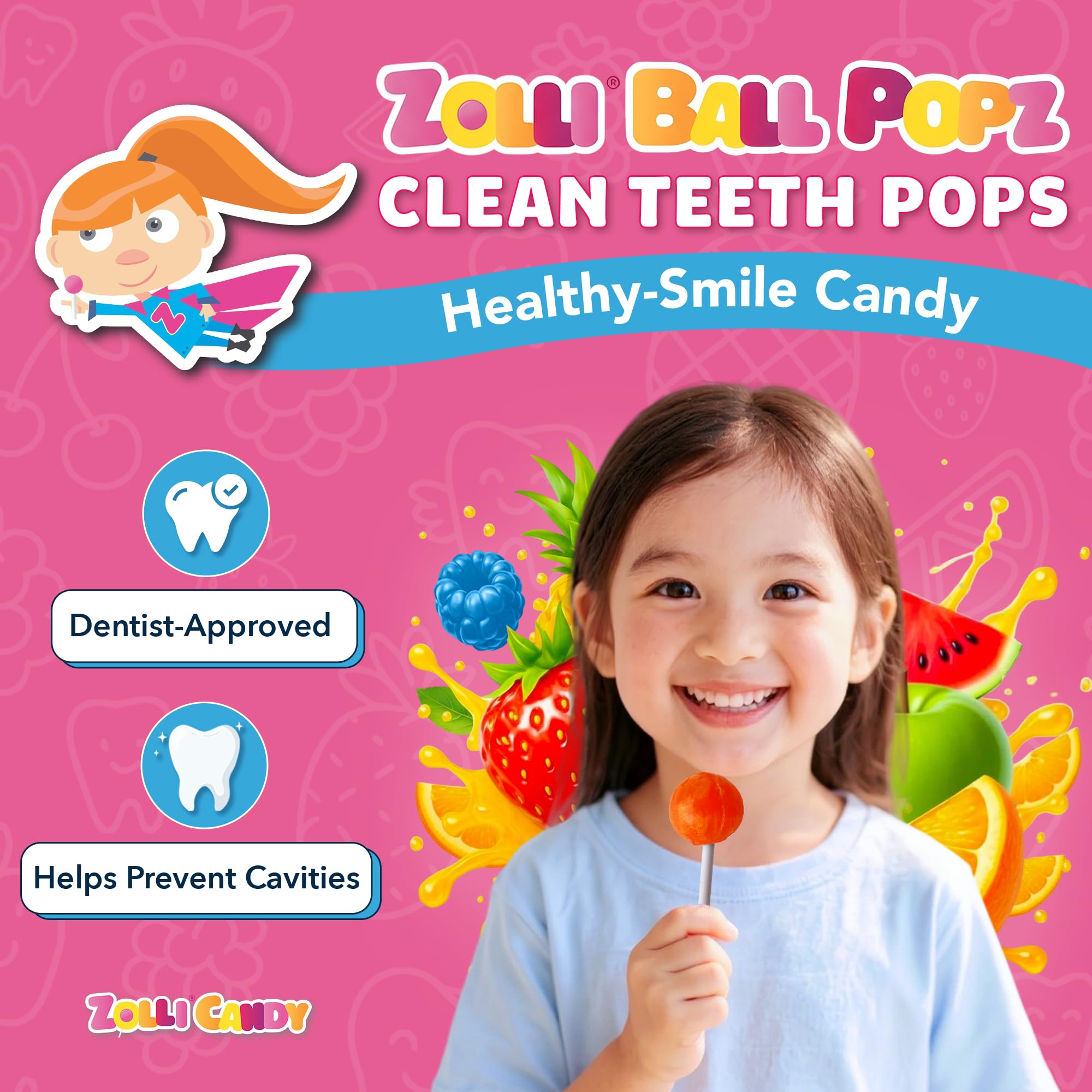 Zollipops Ball Popz on-the-go snack ready for after school.