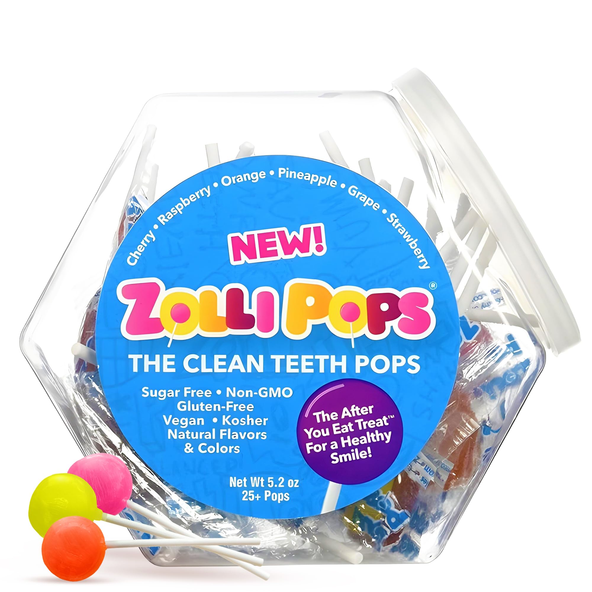Zollipops clean teeth pack, a smile-friendly sugar-free treat for kids