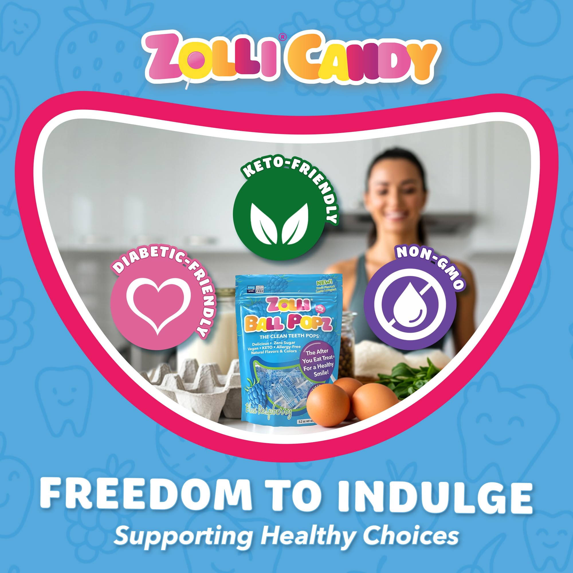 Dentist-approved Zollipops are a clean-teeth, keto-friendly option.