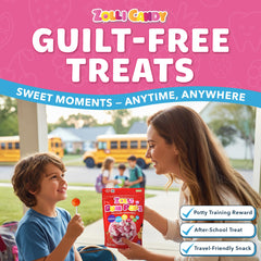 Kids and adults enjoy Zollipops GUM Popz as a guilt-free treat.