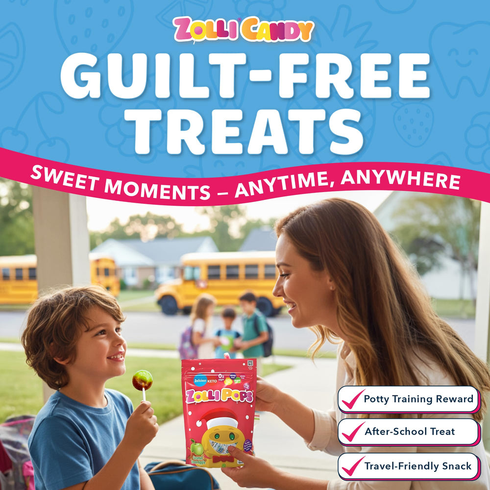 Zollipops keto-friendly candy branding with a low-sugar lifestyle.